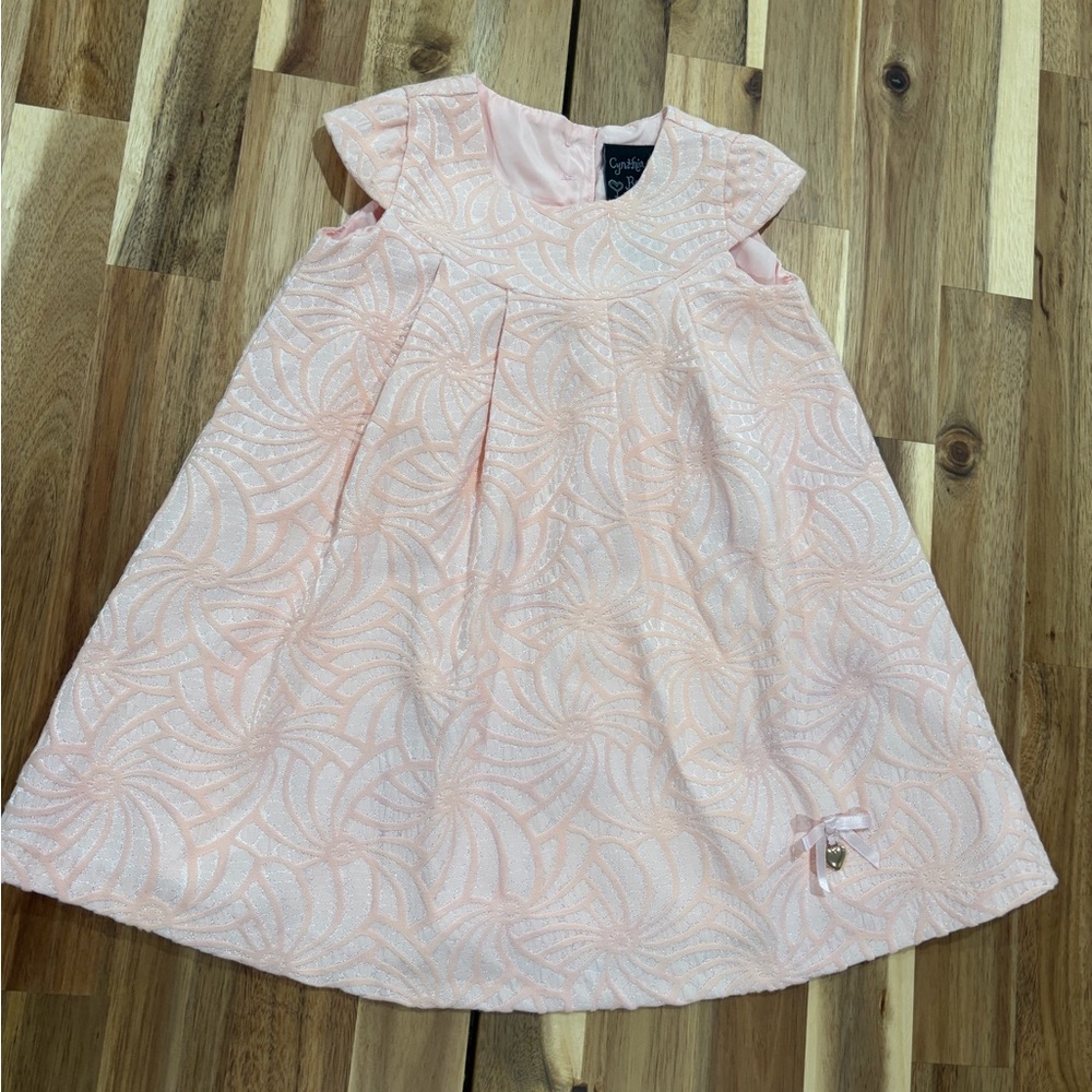 🖤Y2K Cynthia Rowley Light Pink Formal Kids Dress 12-18 Months